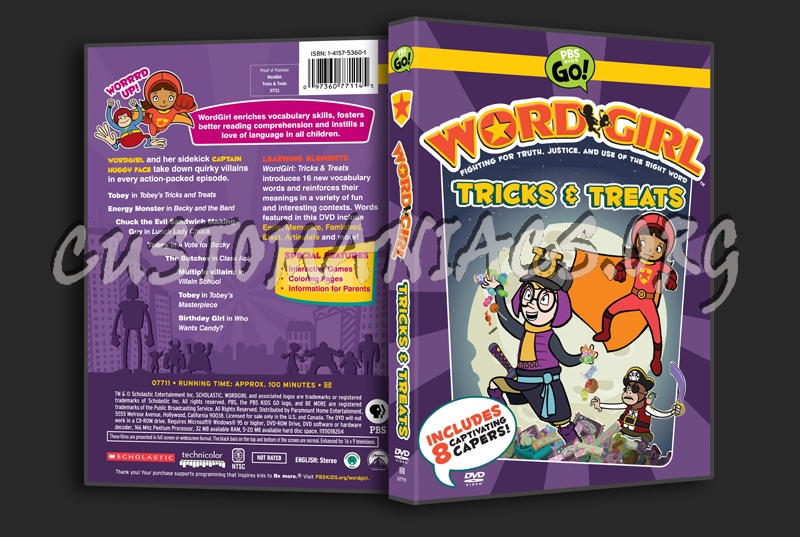Word Girl  Tricks & Treats dvd cover