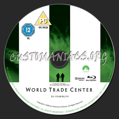 World Trade Center blu-ray label