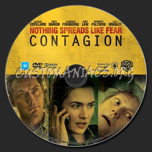 Contagion dvd label