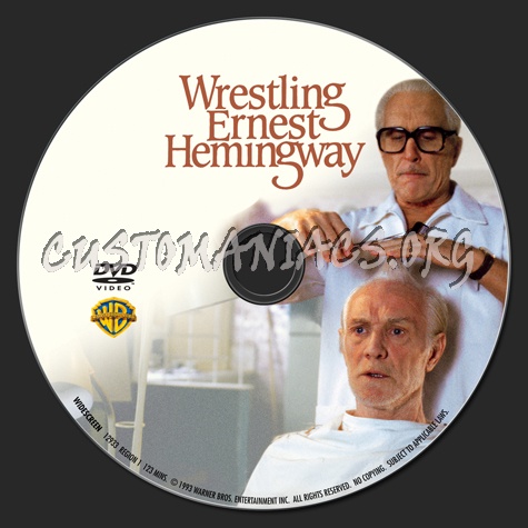 Wrestling Ernest Hemingway dvd label