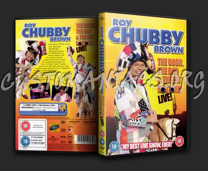 Roy Chubby Brown: The Good The Bad and The Fat Bastard dvd cover