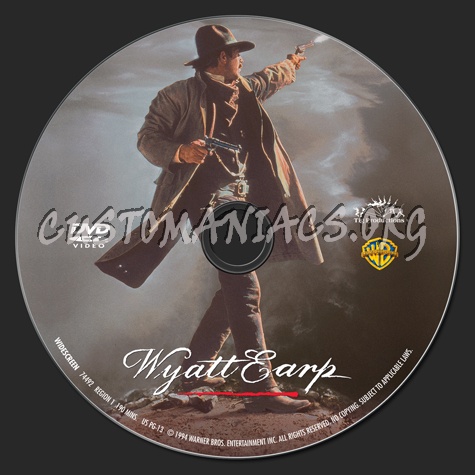 Wyatt Earp dvd label