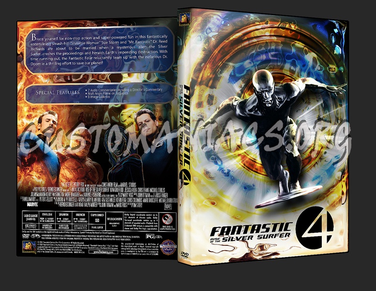 Fantastic Four Rise of the Silver Surfer dvd cover