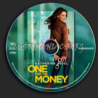 One For The Money dvd label