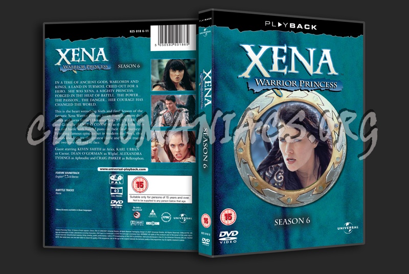 Xena Warrior Princess Season 6 dvd cover