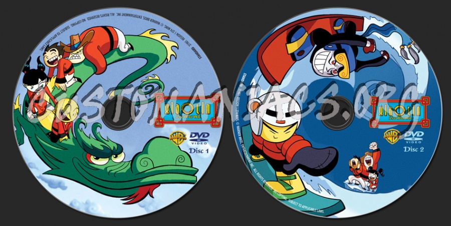 Xiaolin Showdown Season 1 dvd label