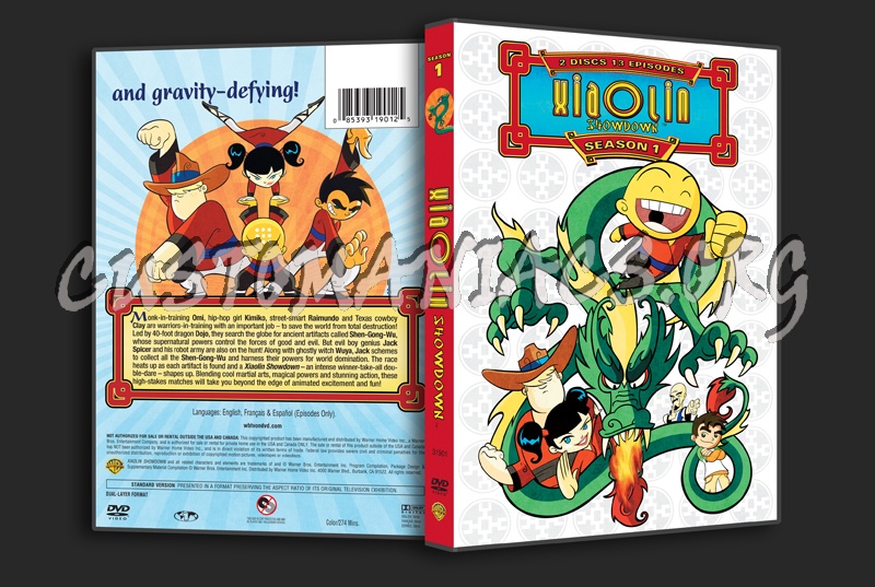 Xiaolin Showdown Season 1 dvd cover