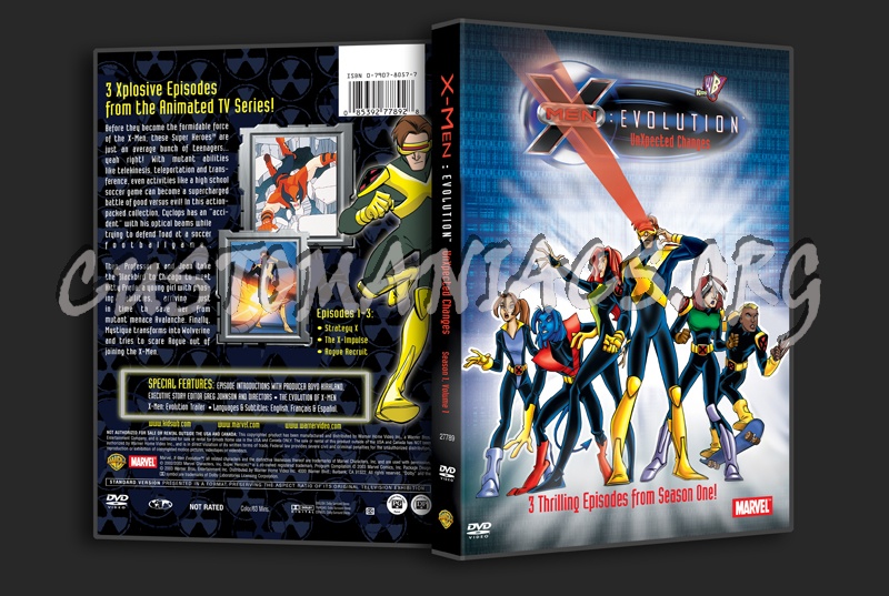 X-Men Evolution UnXpected Changes dvd cover