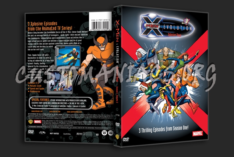 X-Men Evolution Xplosive Days dvd cover