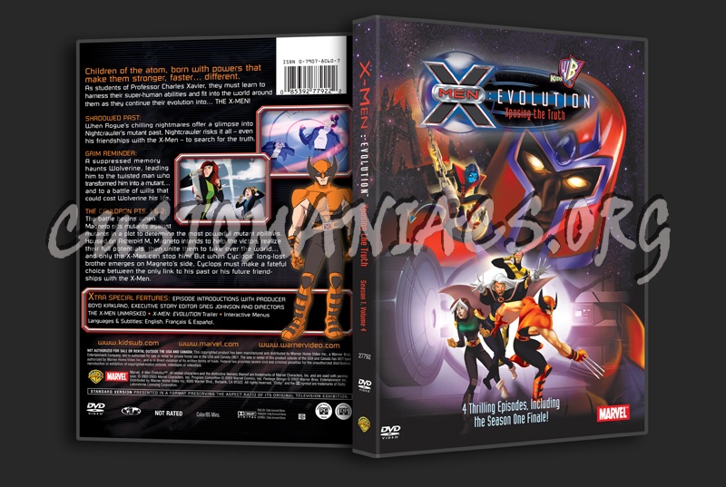 X-Men Evolution Xposing the Truth dvd cover