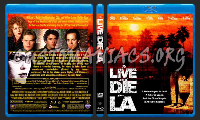 To Live And Die In L.A. - LA blu-ray cover