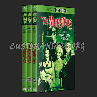 The Munsters Season 1 dvd cover