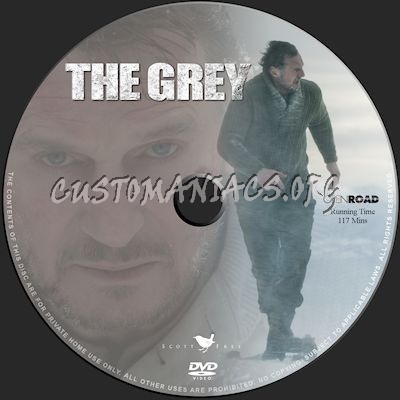 The Grey dvd label