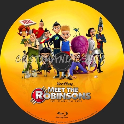 Meet the Robinsons blu-ray label