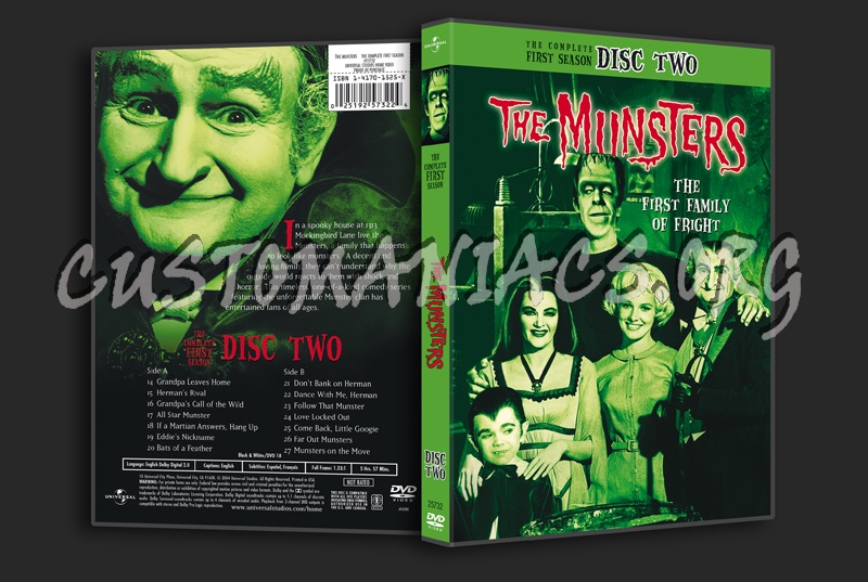 The Munsters Season 1 dvd cover