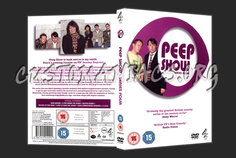 Peep Show Series four dvd cover
