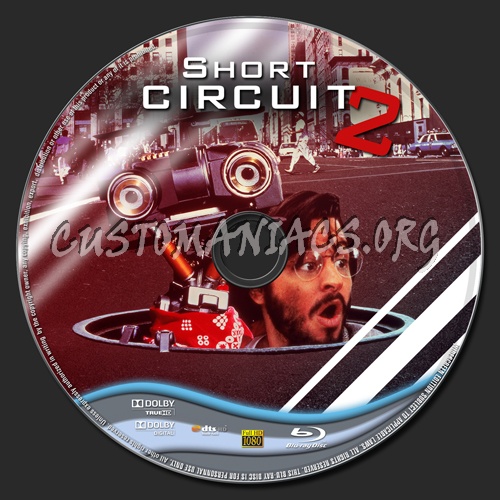 Short Circuit 2 blu-ray label