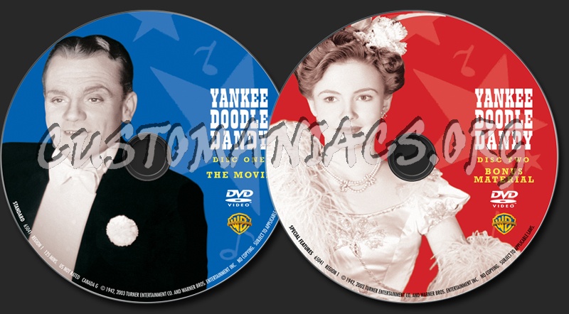 Yankee Doodle Dandy dvd label