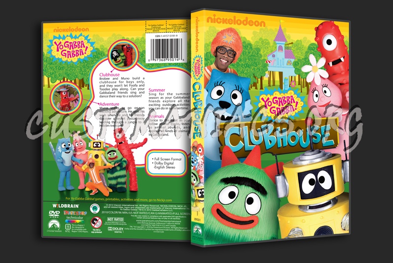 Yo Gabba Gabba! Clubhouse dvd cover