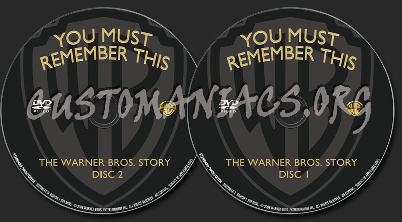 You Must Remember This The Warner Bros Story dvd label