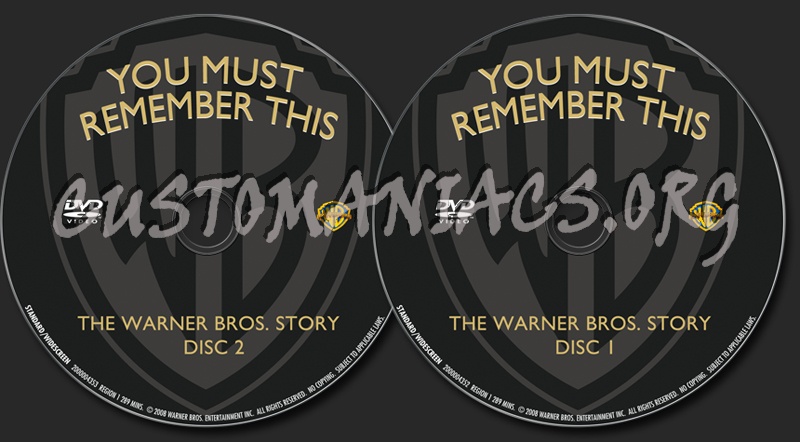 You Must Remember This The Warner Bros Story dvd label