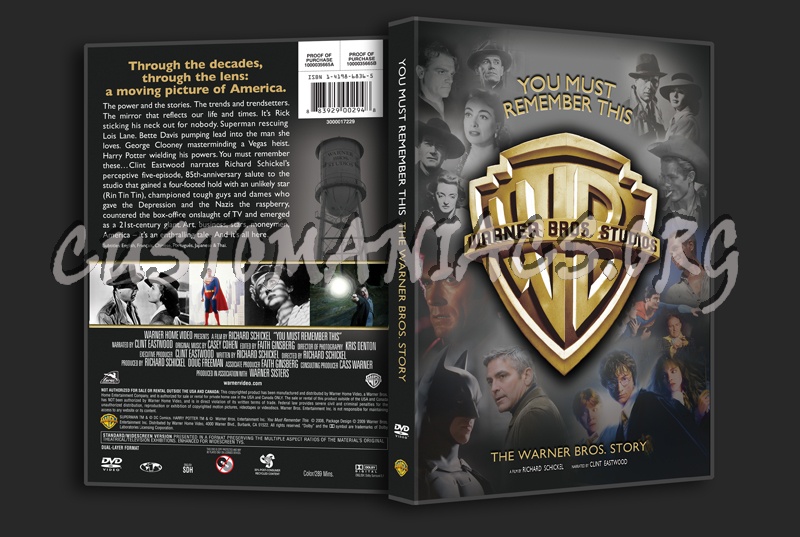 You Must Remember This The Warner Bros Story dvd cover