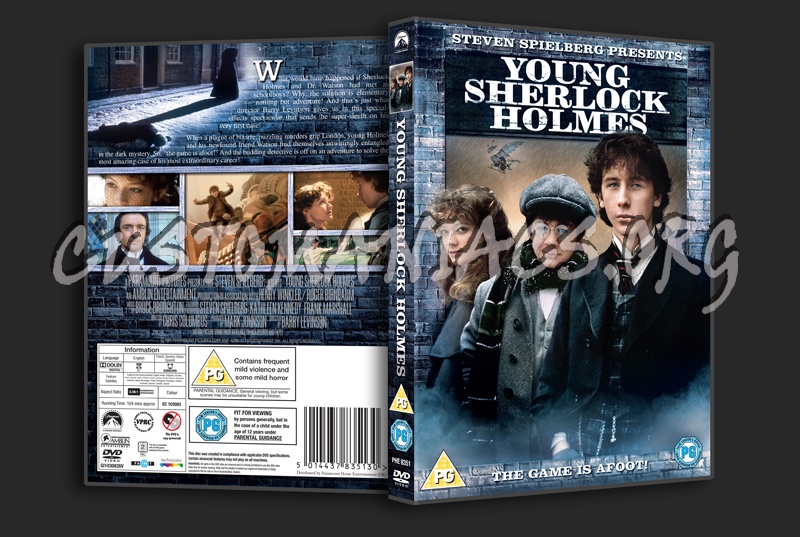 Young Sherlock Holmes dvd cover