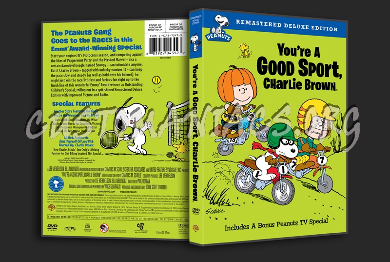 You're A Good Sport, Charlie Brown dvd cover