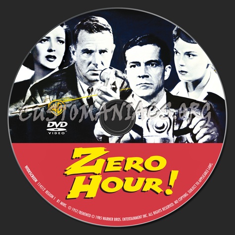 Zero Hour! dvd label