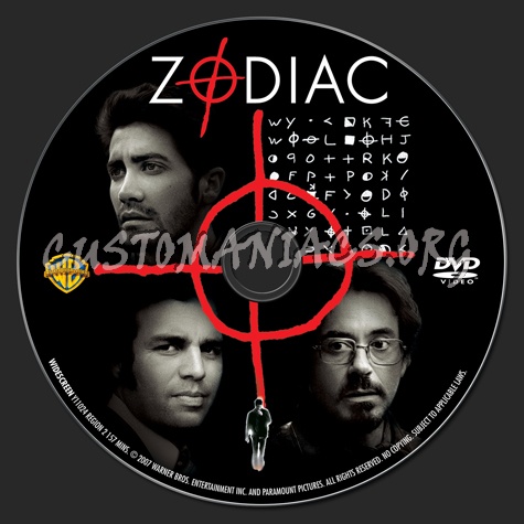 Zodiac dvd label