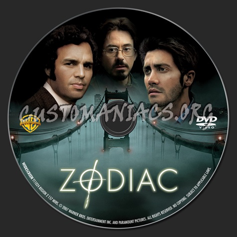 Zodiac dvd label