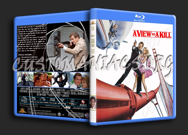 A View to a Kill blu-ray cover