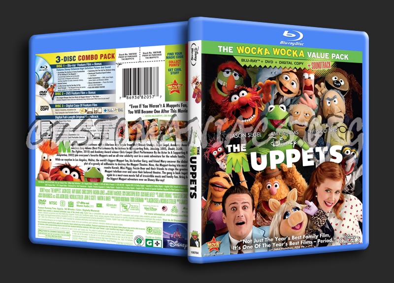 The Muppets blu-ray cover