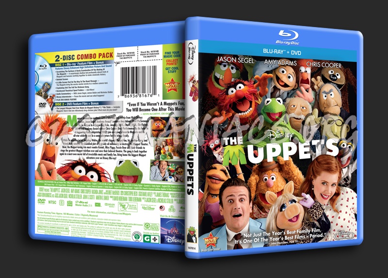 The Muppets blu-ray cover