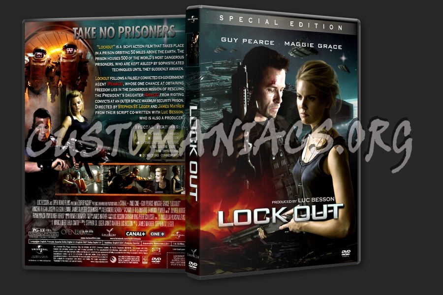 Lockout (2012) dvd cover