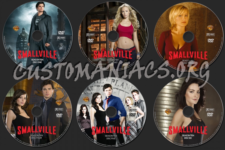 Smallville - Season 10 dvd label