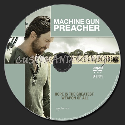 Machine Gun Preacher dvd label