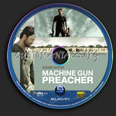 Machine Gun Preacher blu-ray label