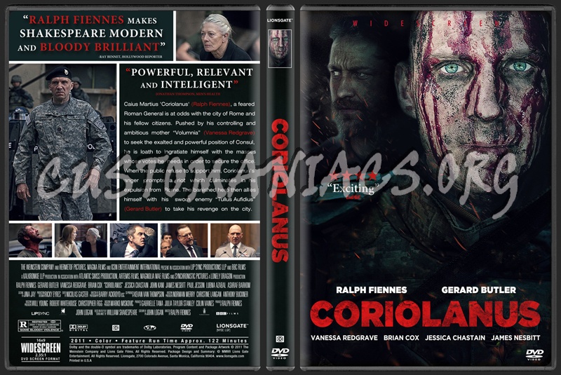 Coriolanus dvd cover