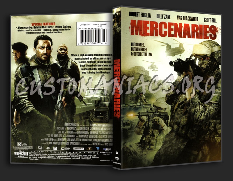 Mercenaries dvd cover