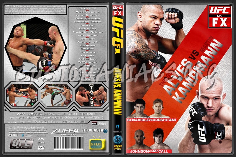 UFC on FX 2 Alves vs Kampmann dvd cover