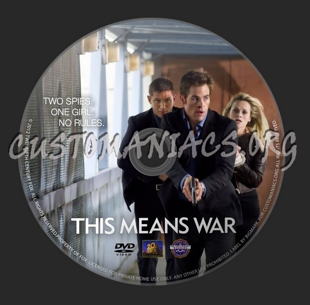 This Means War dvd label