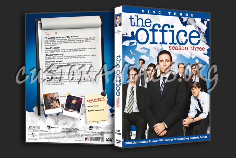 The Office Season 3 dvd cover