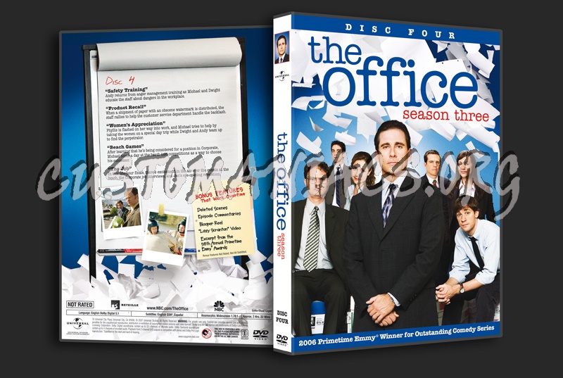 The Office Season 3 dvd cover