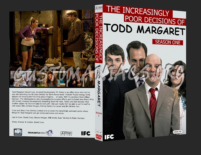 The Increasingly Poor Decisions Of Todd Margaret Seasons 1 & 2 dvd cover