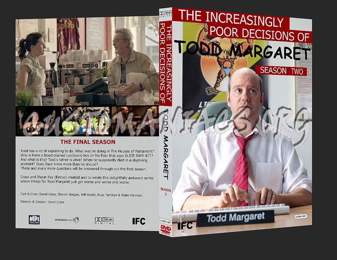 The Increasingly Poor Decisions Of Todd Margaret Seasons 1 & 2 dvd cover