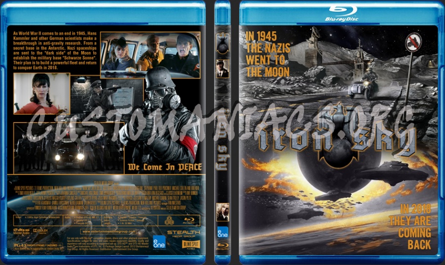 Iron Sky blu-ray cover