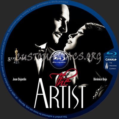 The Artist blu-ray label