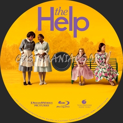 The Help blu-ray label