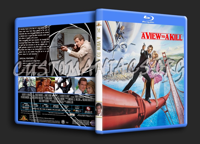 A View to a Kill blu-ray cover